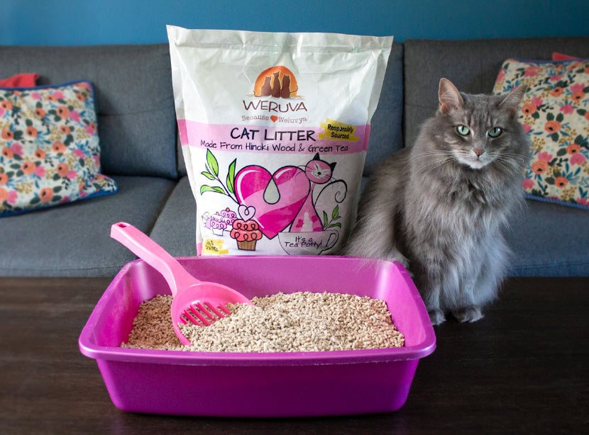 WERUVA CAT TEA POTTY LITTER 6.7LB BAG