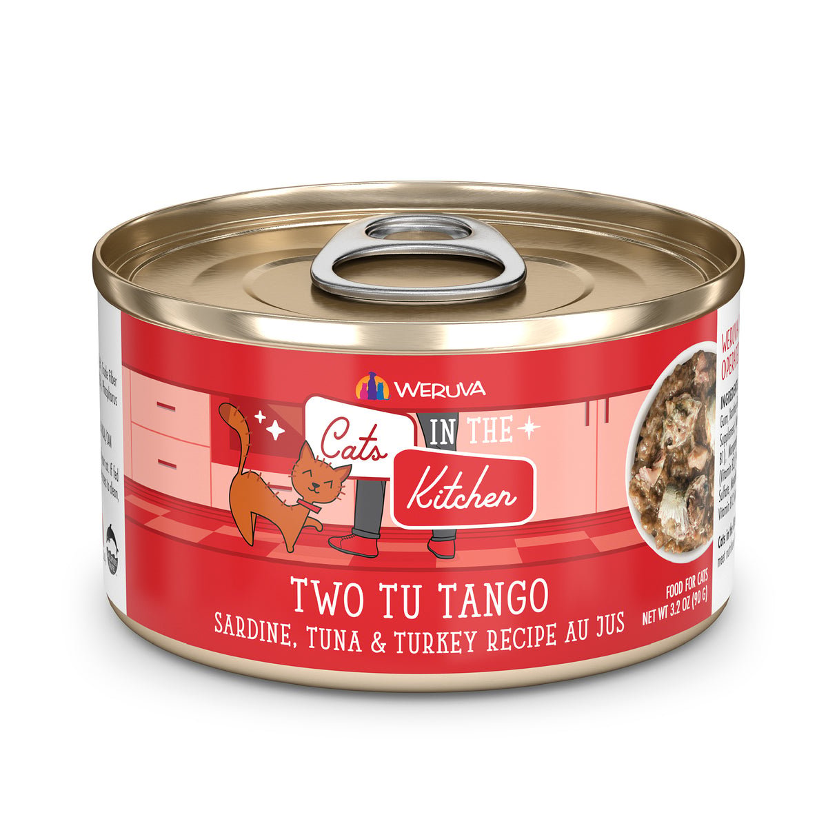 WERUVA Cats in The Kitchen - Two Tu Tango Sardine, Tuna & Turkey