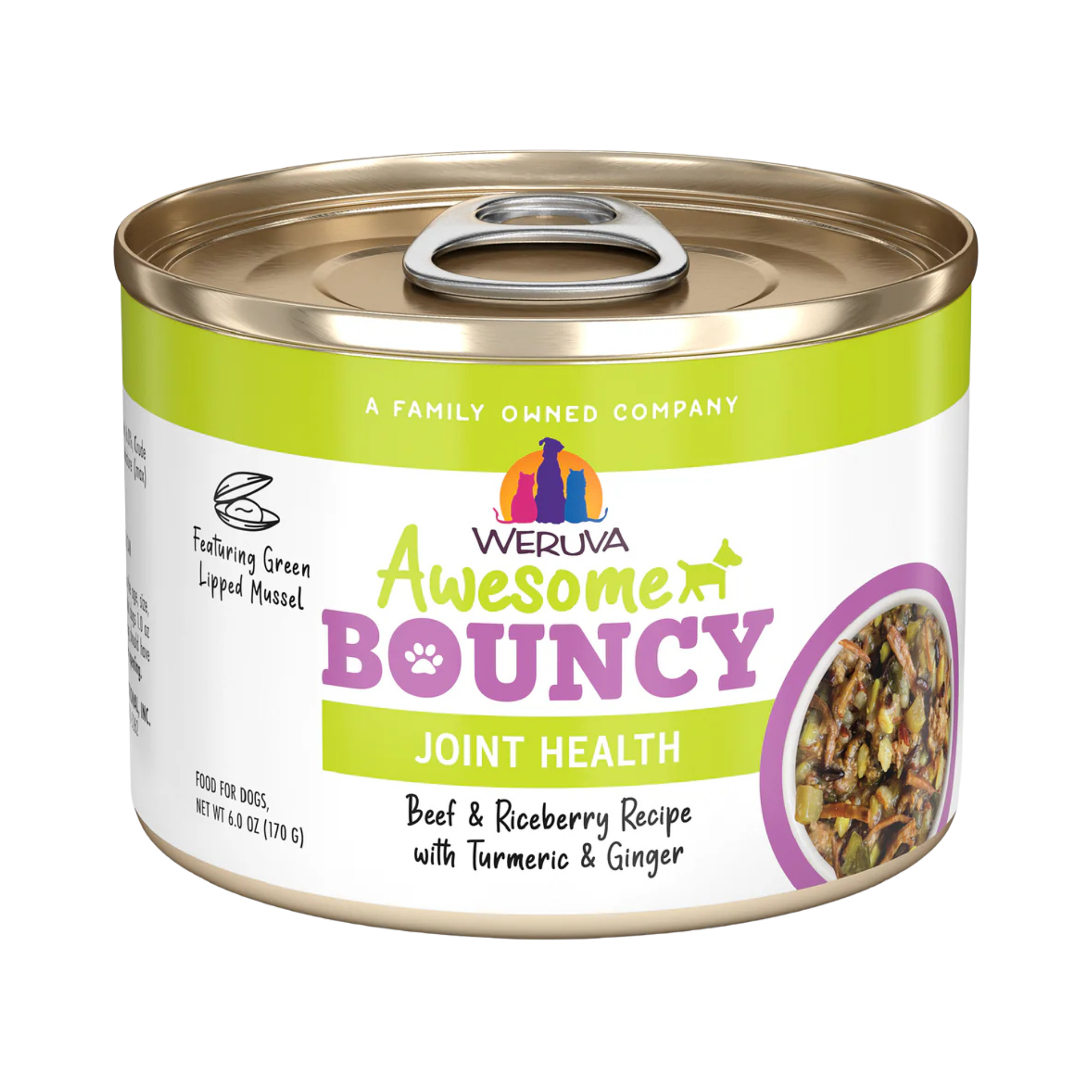 WERUVA DOG BOUNCY BEEF & RICE 6OZ