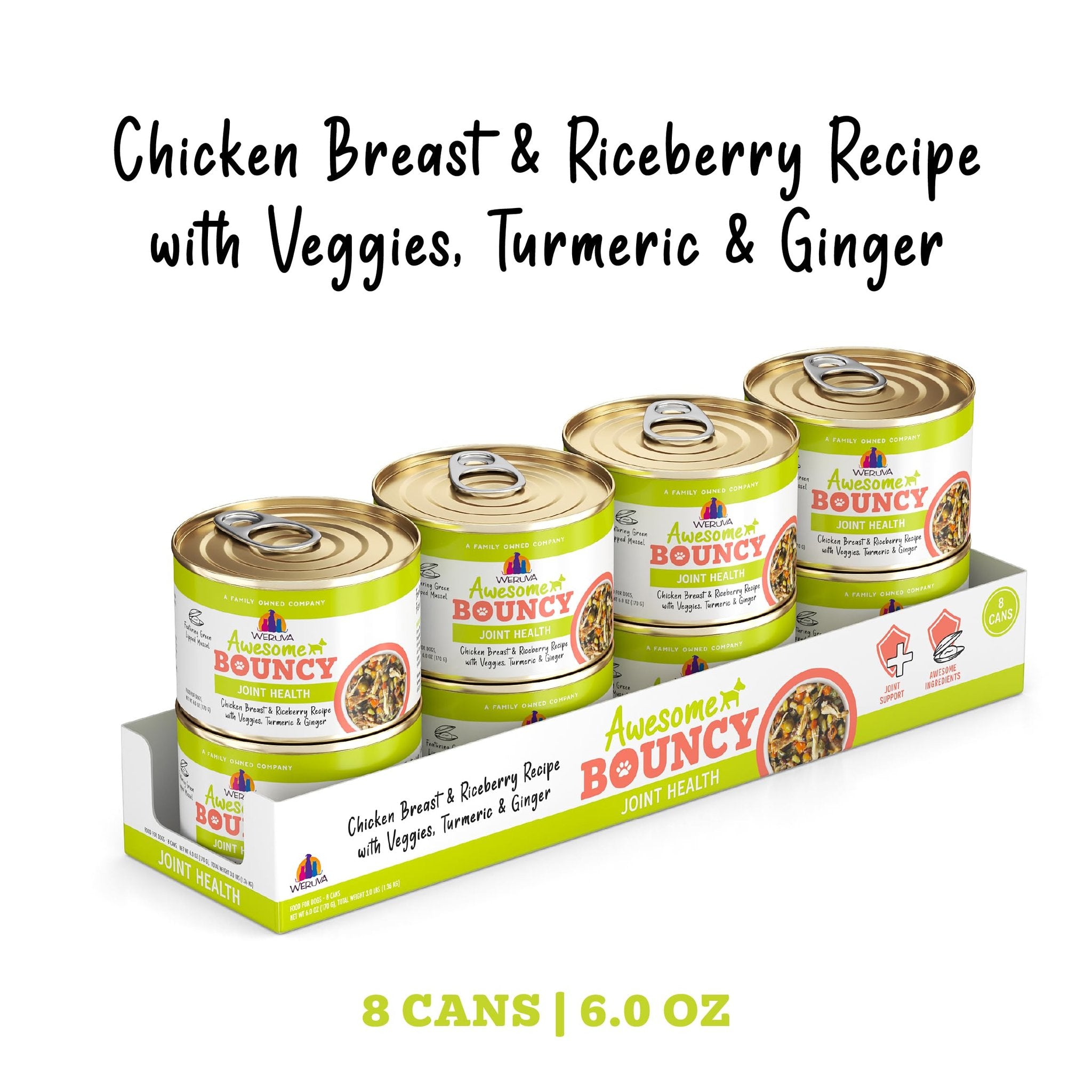 WERUVA DOG BOUNCY CHICKEN & RICE 6OZ