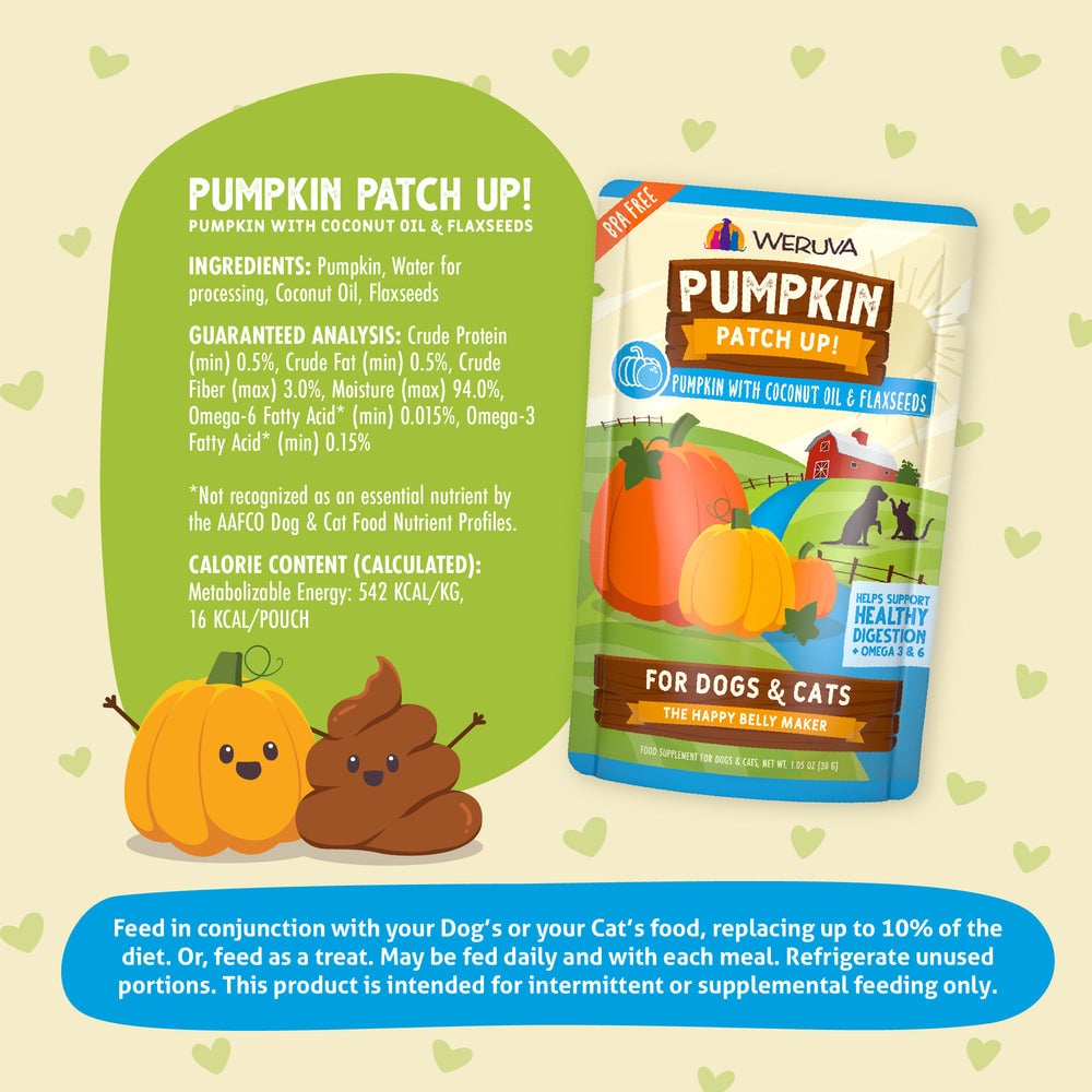 WERUVA DOG CAT PUMPKIN COCONUT OIL 2.8OZ (Case of 12)