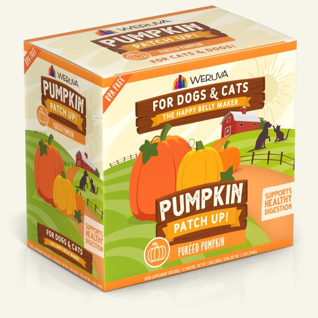 WERUVA DOG CAT PUMPKIN GINGER 2.8OZ POUCH