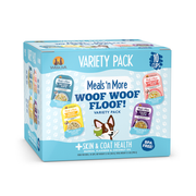WERUVA DOG MEALS N' MORE WOOF WOOF FLOOF! 3.5OZ VARIETY PACK CUP - 10 PACK