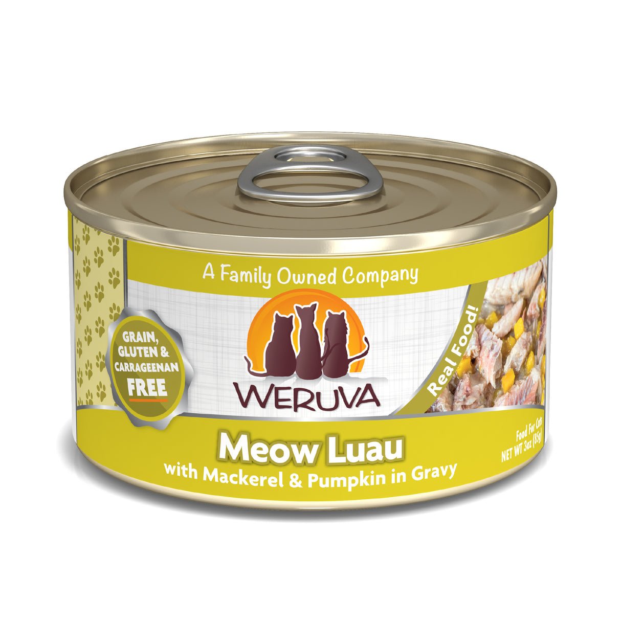 Weruva Meow Luau with mackerel and pumpkin gravy 3oz