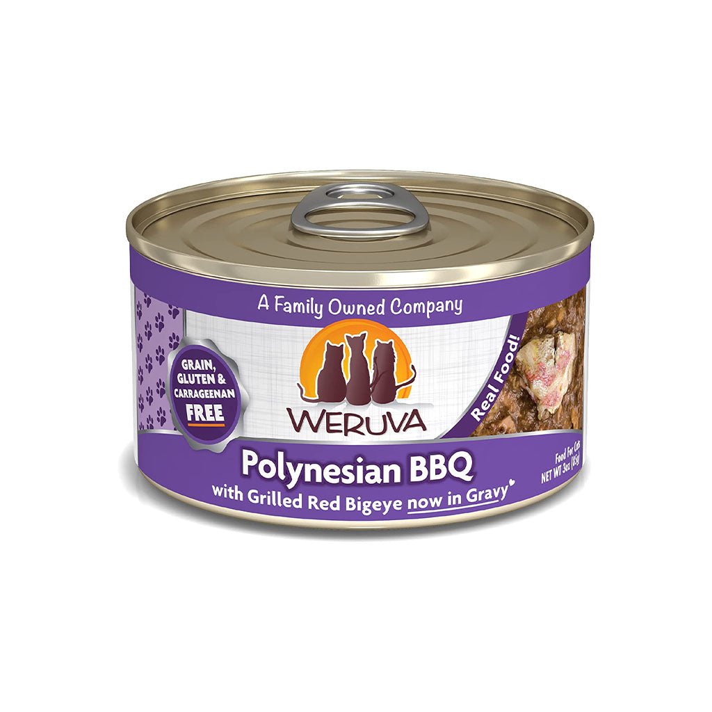 Weruva Polynesian BBQ  with Grilled Red Bigeye in Gravy 3oz