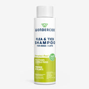 WONDERCIDE Dog & Cat - Flea & Tick Lemongrass Shampoo With Natural Essential Oils 12 oz
