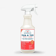 WONDERCIDE Dog & Cat - Peppermint Flea & Tick Spray For Pets & Home With Natural Essential Oils 16 oz