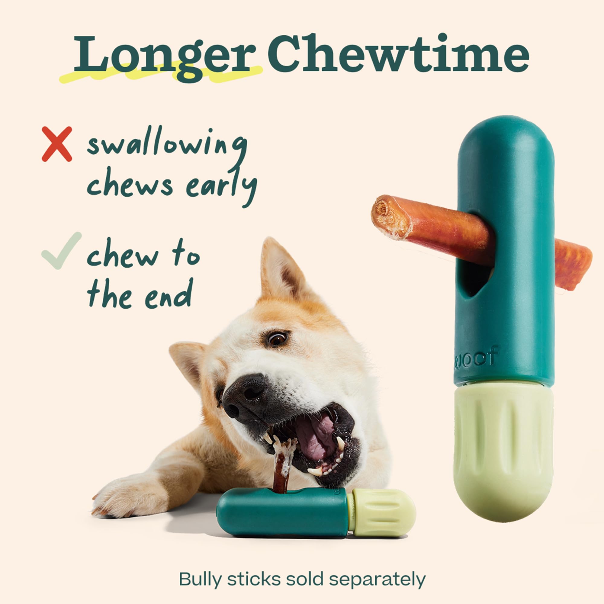 WOOF Dog - BullySafe Bully Stick & Pizzle Chew Holder Treats