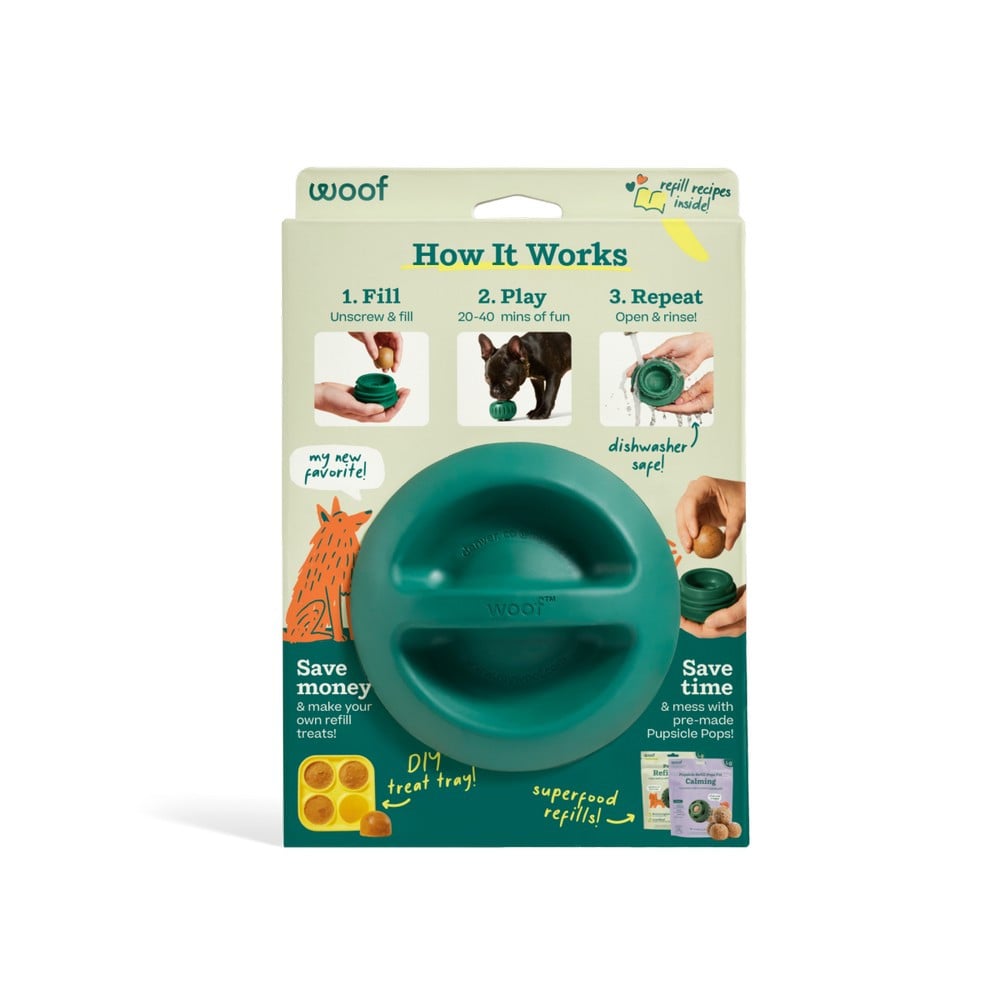 WOOF Dog - Pupsicle Forest Green